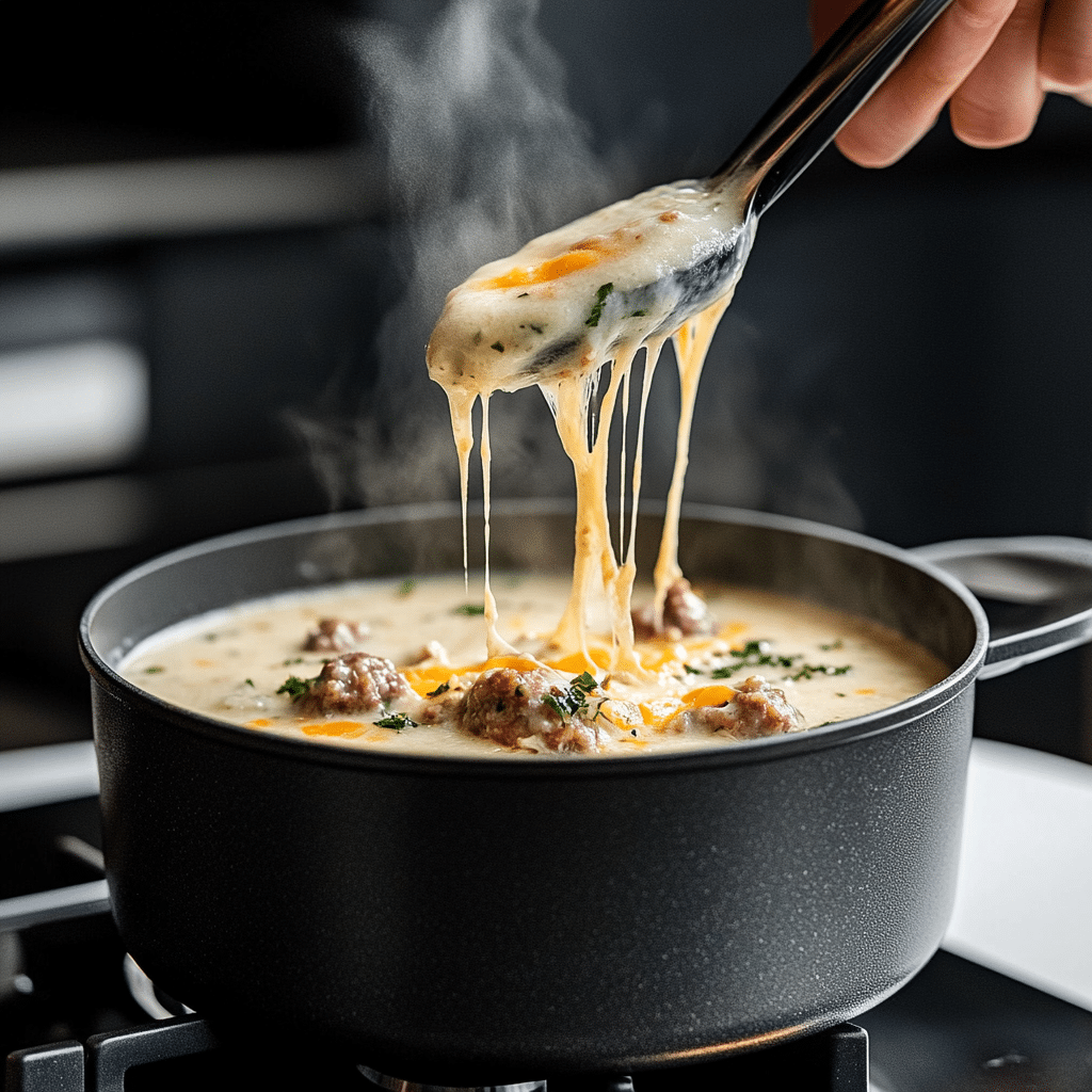 reheating creamy parmesan italian sausage soup