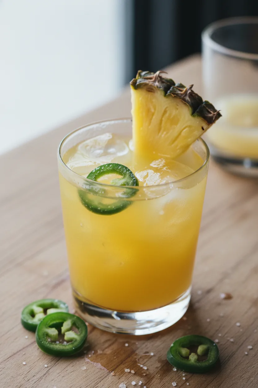 Pineapple Jalapeno Mocktail: A Spicy Tropical Refreshment