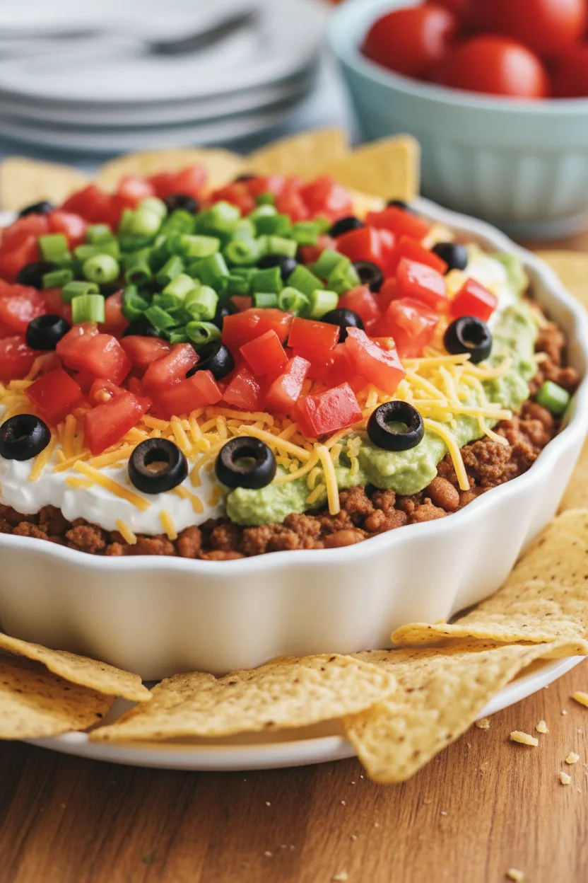 Delicious Seven Layer Dip – Perfect for Parties!