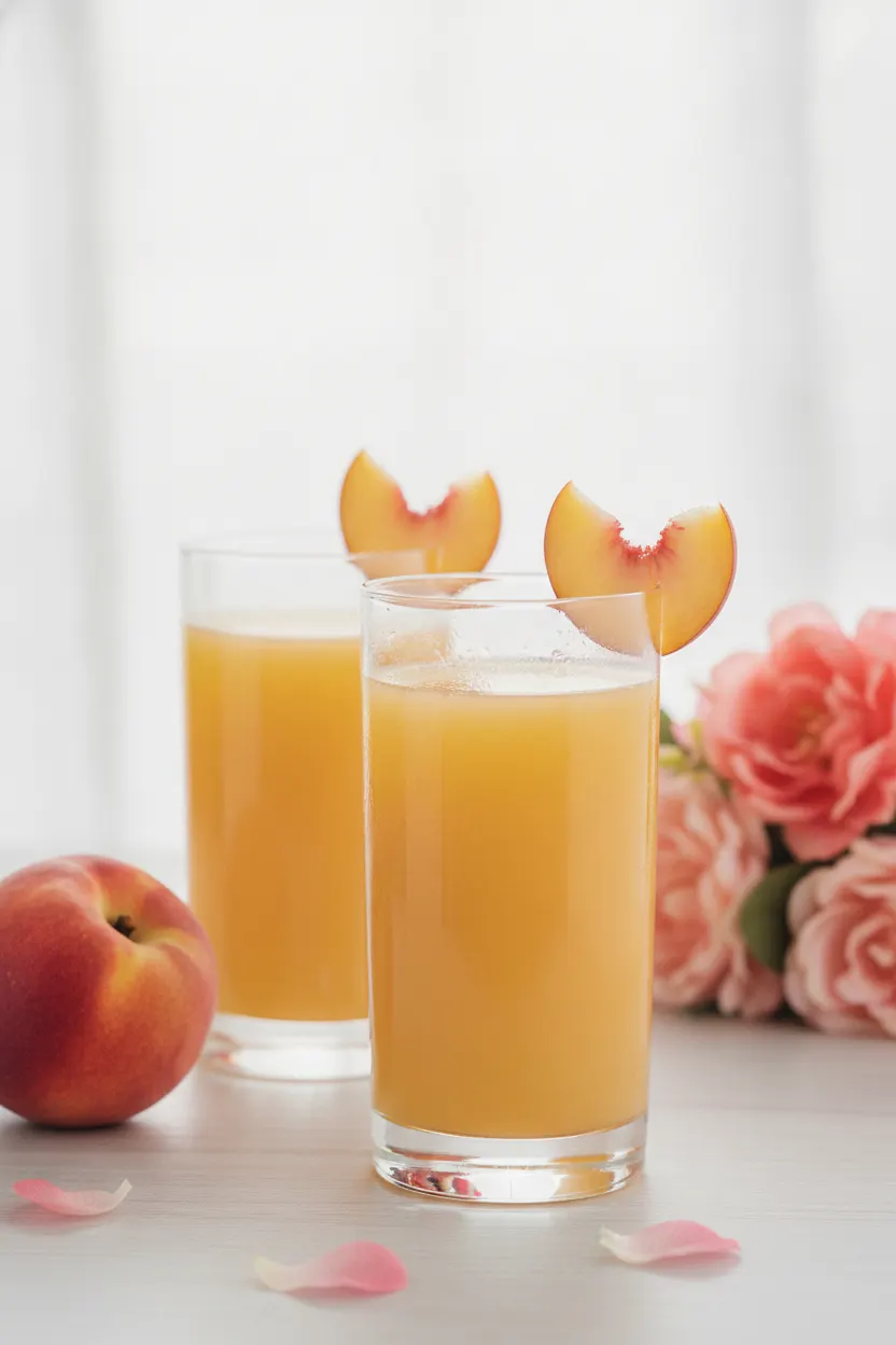 Refreshing Peach Bellini Mocktail – Perfect for Summer!